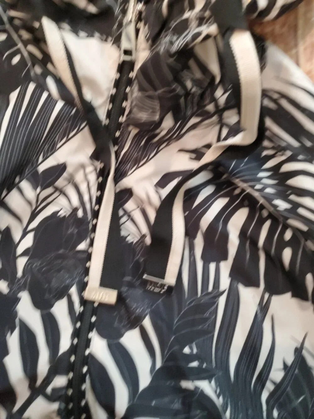MDF Marco Del Forte Reversible Hooded Poncho Windbreaker Sz 46